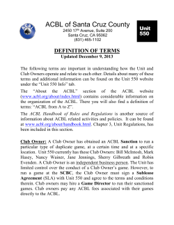 ACBL of Santa Cruz County