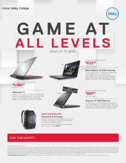 Dell Promo - Irvine Valley College