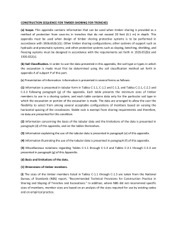Att 6 OSHA Trench and Shoring Tables and Construction Sequence