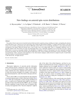 New findings on asteroid spin-vector distributions
