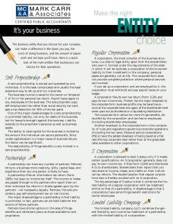 Make the Right Entity Choice