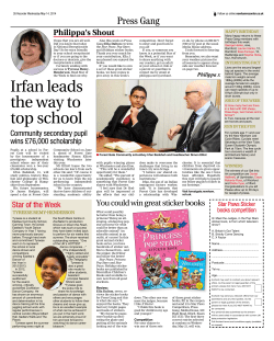 Irfan leads the way to top school