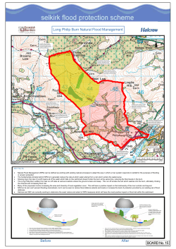 Delivering NFM on the LPB - Selkirk Flood Protection Scheme