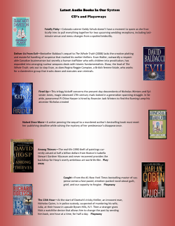 Latest Audio Books In Our System CD`s and Playaways