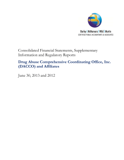 Drug Abuse Comprehensive Coordinating Office