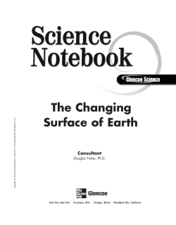 The Changing Surface of Earth