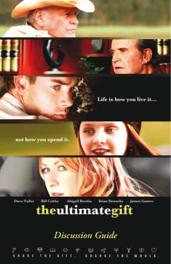 Discussion Guide - The Ultimate Gift