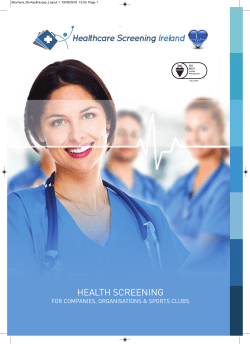 HEALTH SCREENING - Healthcare Screening Ireland