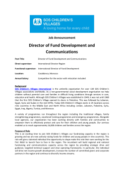 Director of Fund Development and Communications