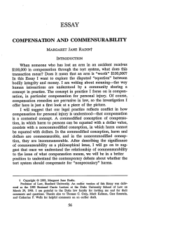 Compensation and Commensurability