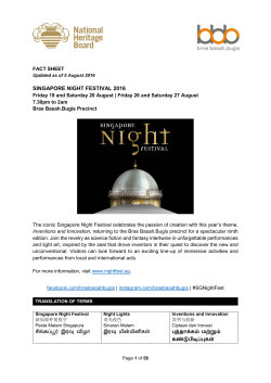 - Singapore Night Festival