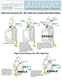 non- rebreather masks spec sheet