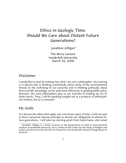 Ethics in Geologic Time