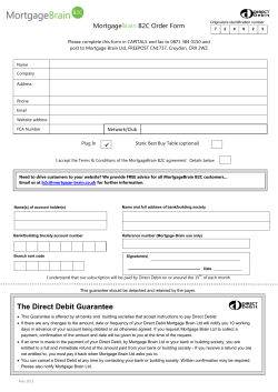 The Direct Debit Guarantee
