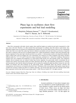 Phase lags in oscillatory sheet flow: experiments and bed load