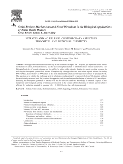 Serial Review: Mechanisms and Novel Directions in the Biological