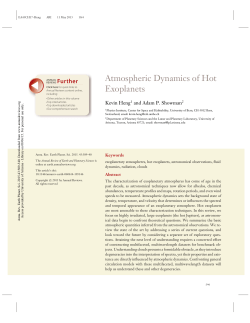 Atmospheric Dynamics of Hot Exoplanets