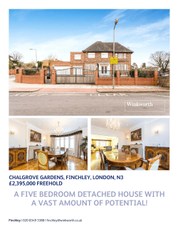 a five bedroom detached house with a vast amount of potential!