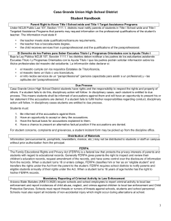 Casa Grande Union High School District Student Handbook