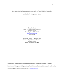 A Meta-Analytic Review of