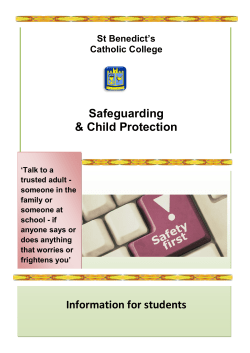 Safeguarding Information for students 1