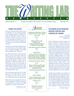 38.7-8 - WLN: A Journal of Writing Center Scholarship