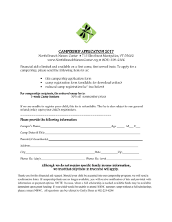 THE VERMONT INSTITUTE OF NATURAL SCIENCE