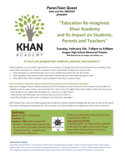 "Education Re-imagined: Khan Academy and Its Impact on Students