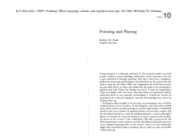 Pointing and Placing - Stanford University