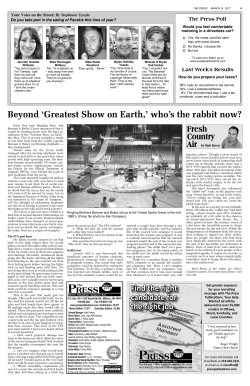 Beyond `Greatest Show on Earth,` who`s the rabbit now?
