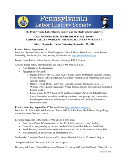 Event Registration Form - PA Labor History Society