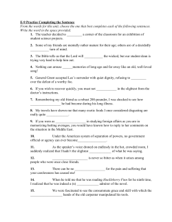 Level E Unit 9 practice