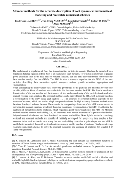 Moment methods for the accurate description of soot dynamics