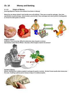 Ch. 18 Money and Banking