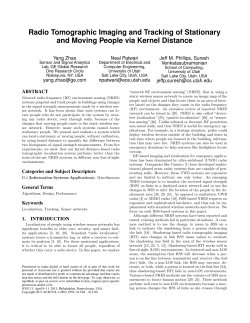 Radio Tomographic Imaging and Tracking of Stationary and Moving