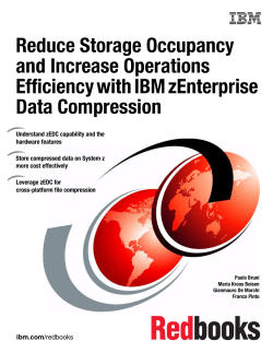 IBM zEnterprise Data Compression
