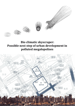 Bio climatic skyscraper: Possible next step of urban