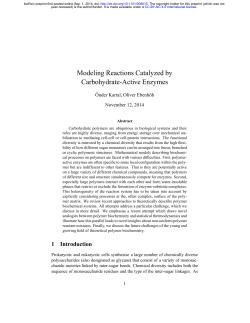 Modeling Reactions Catalyzed by Carbohydrate-Active