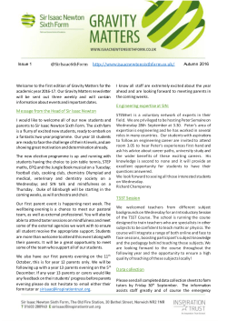 @SirIsaac6thForm http://www.isaacnewtonsixthform.co.uk/ Message