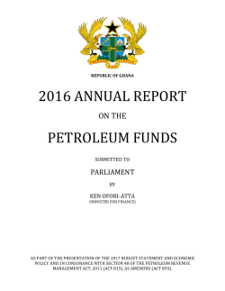 2016 annual report petroleum funds