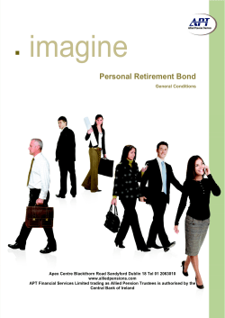 APT PRB brochure - Allied Pension Trustees