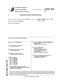 Process for preparing carbonated liquids