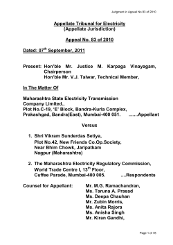 C - Appellate Tribunal For Electricity