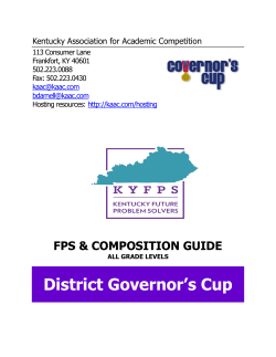 District Governor`s Cup