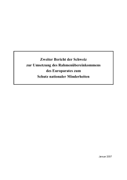 Framework Convention for the Protection of National Minorities