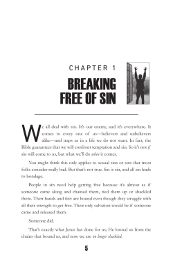 Breaking Free oF sin