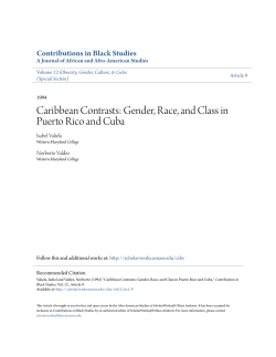 Caribbean Contrasts: Gender, Race, and Class in Puerto Rico and