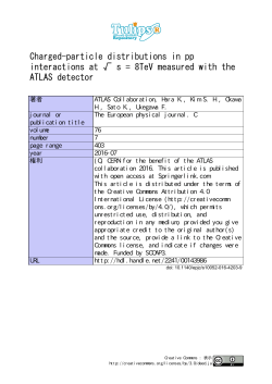 Charged-particle distributions in pp interactions at &radic; s = 8TeV
