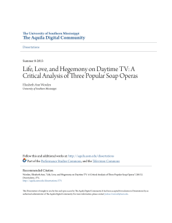 Life, Love, and Hegemony on Daytime TV