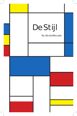 De Stijl - FIDM Digital Arts